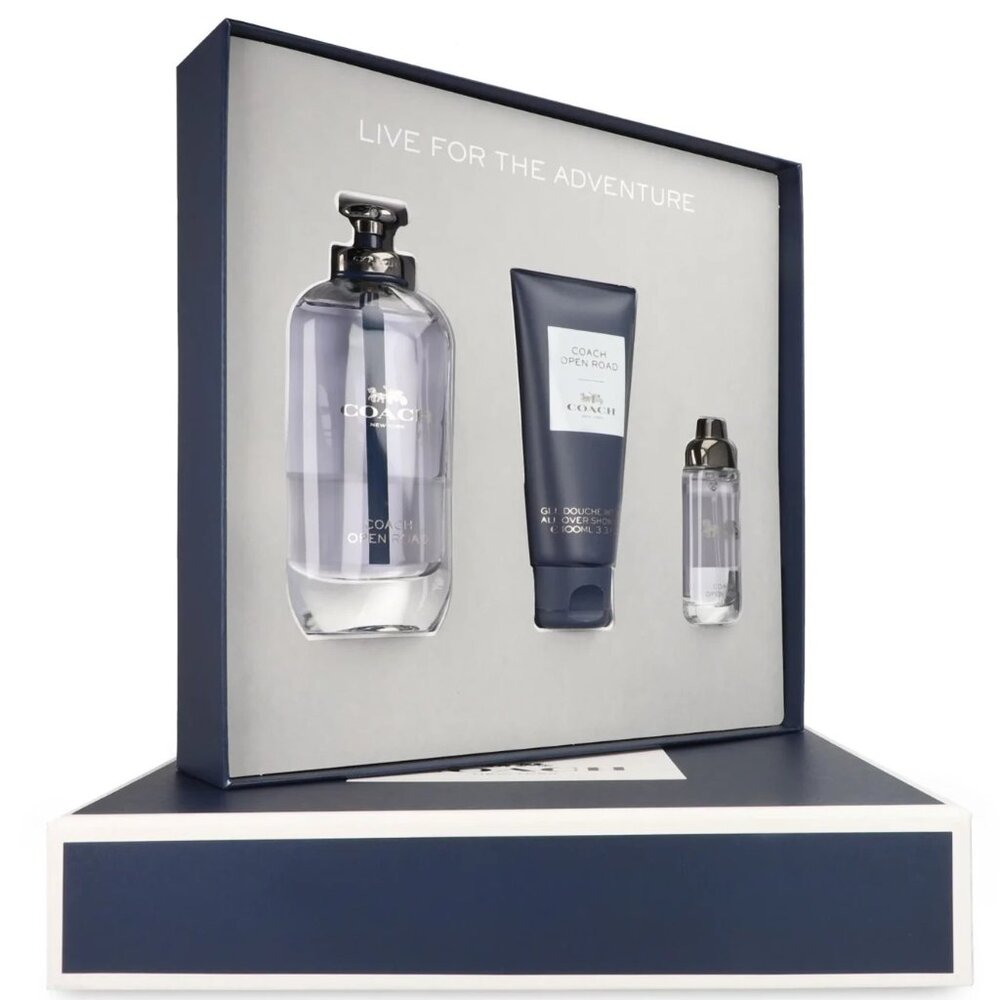 Coach Open Road Fragrance for Men 3 Piece Gift Set